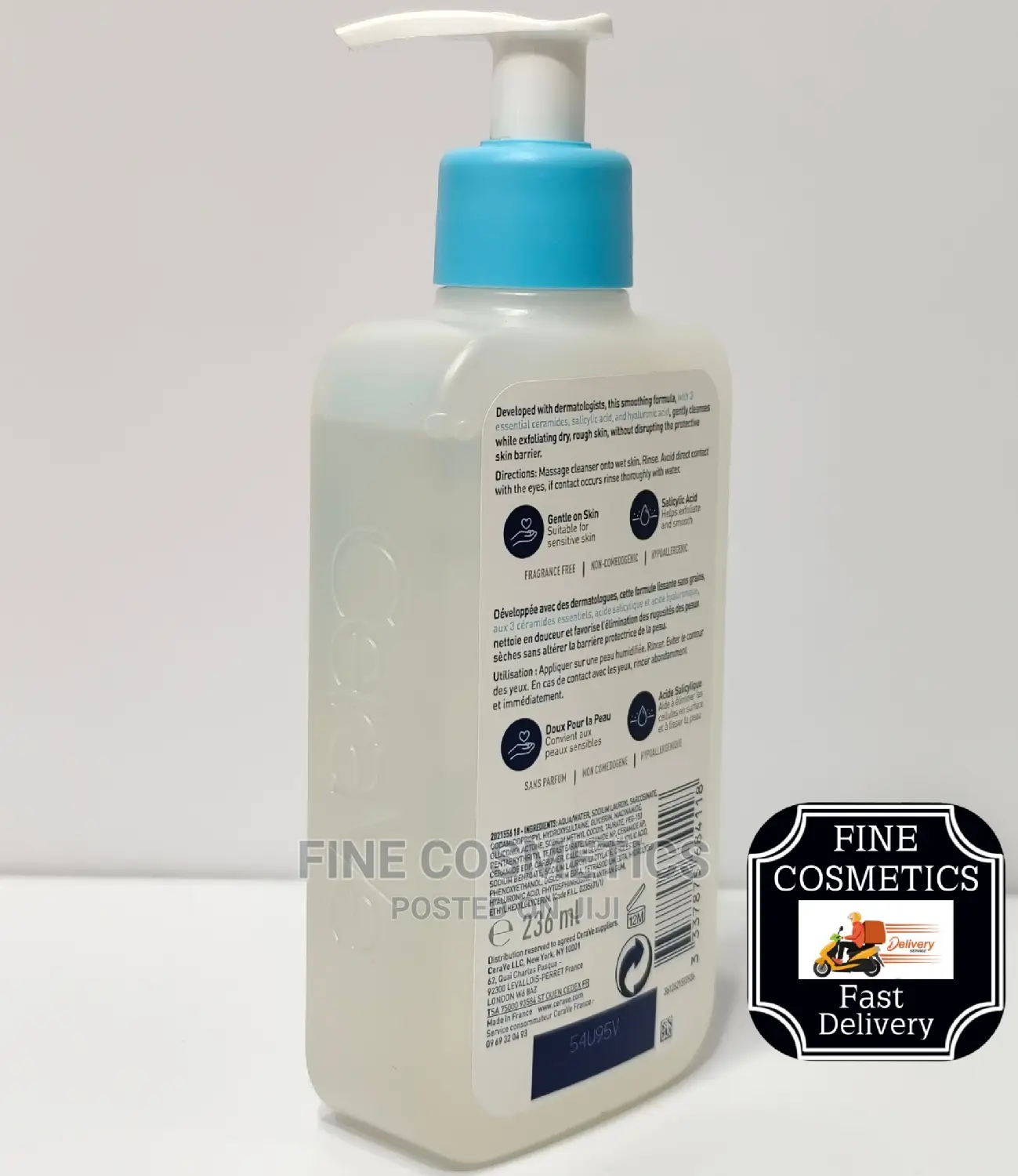 Cerave SA Smoothing Cleanser Face Wash With Salicylic Acid