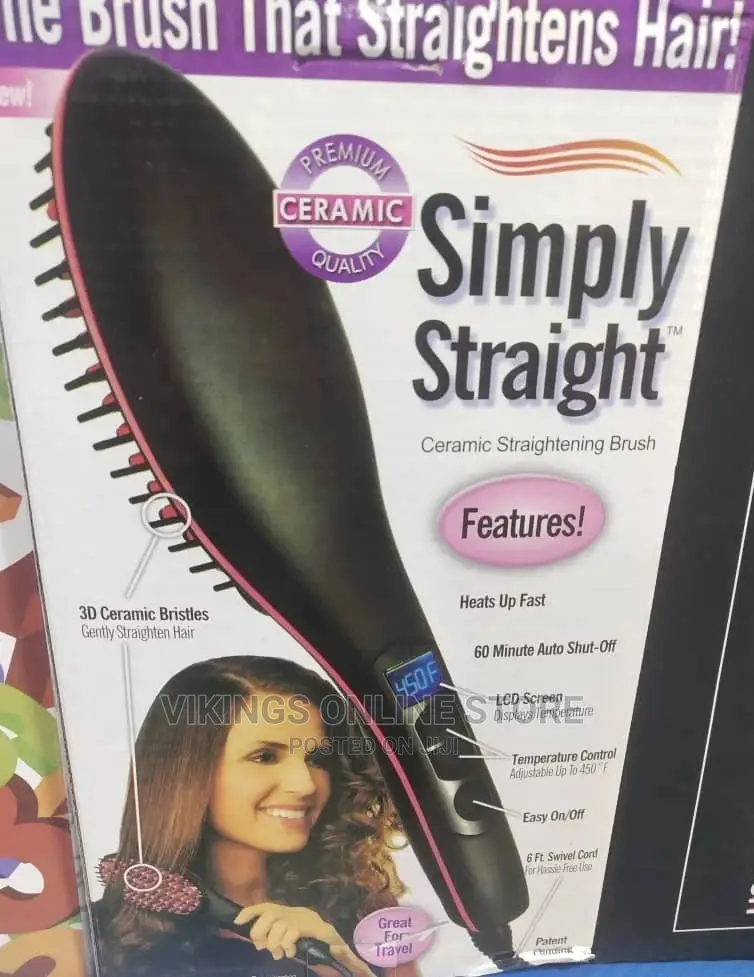 Ceramic Straightening Brush.