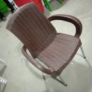 Plastic Aristo Chairs Woven With Steel Legs