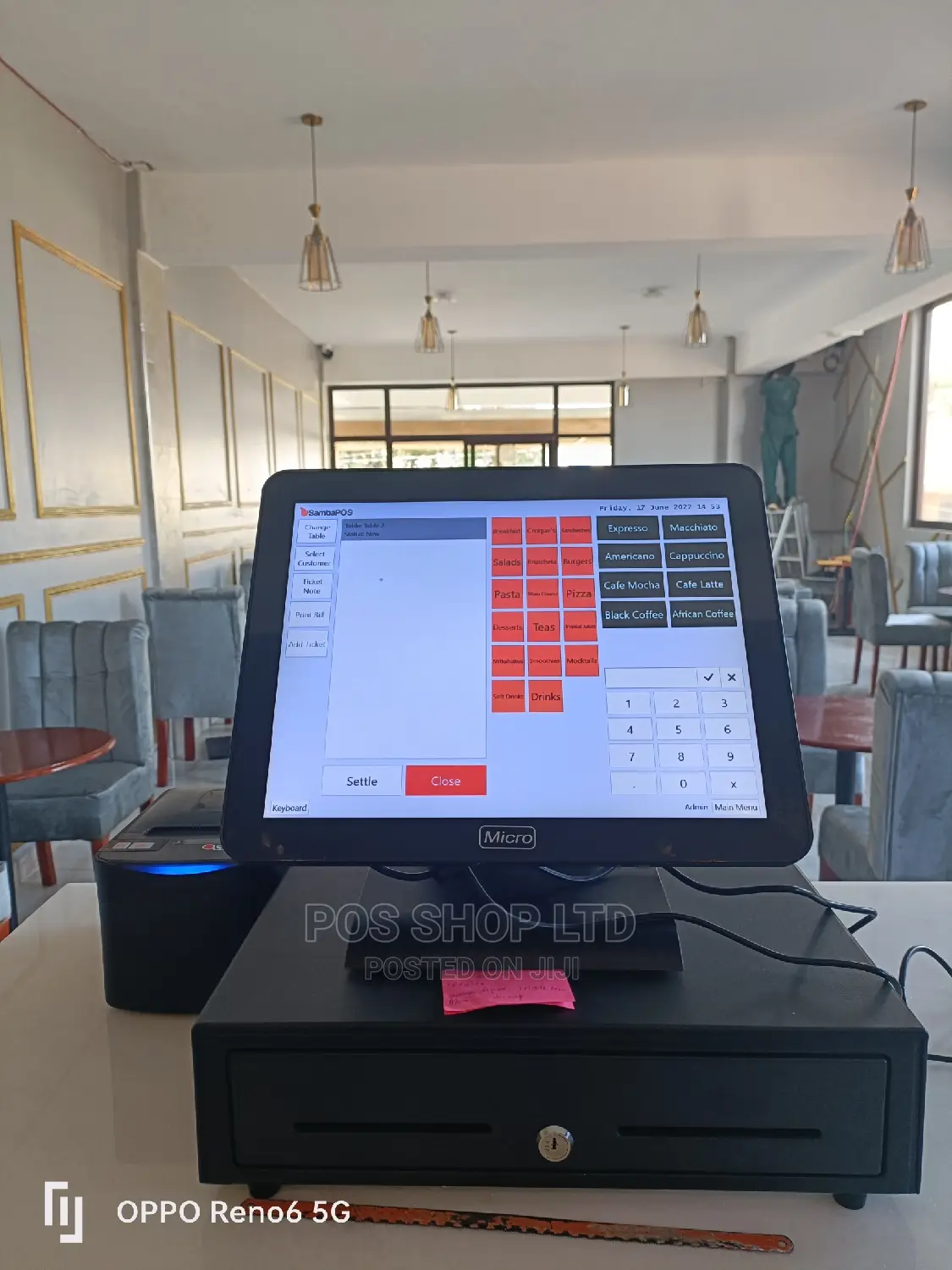 Restaurant, Cafe, Lounge Bar POS System