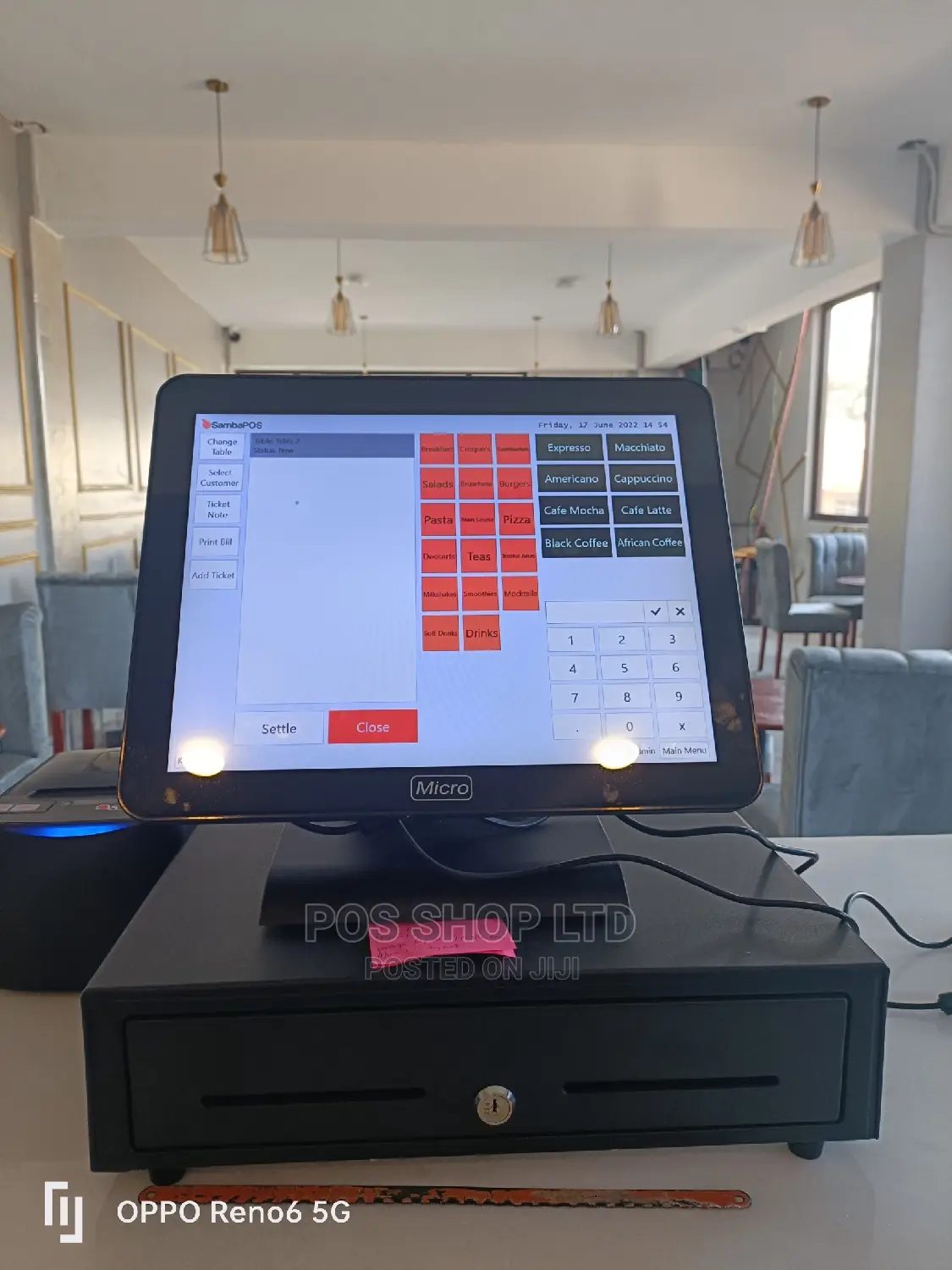 Restaurant, Cafe, Lounge Bar POS System