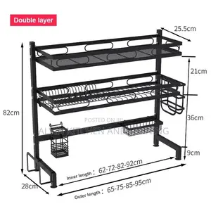 Kitchen Organizer Dish Drying Rack Over Sink
