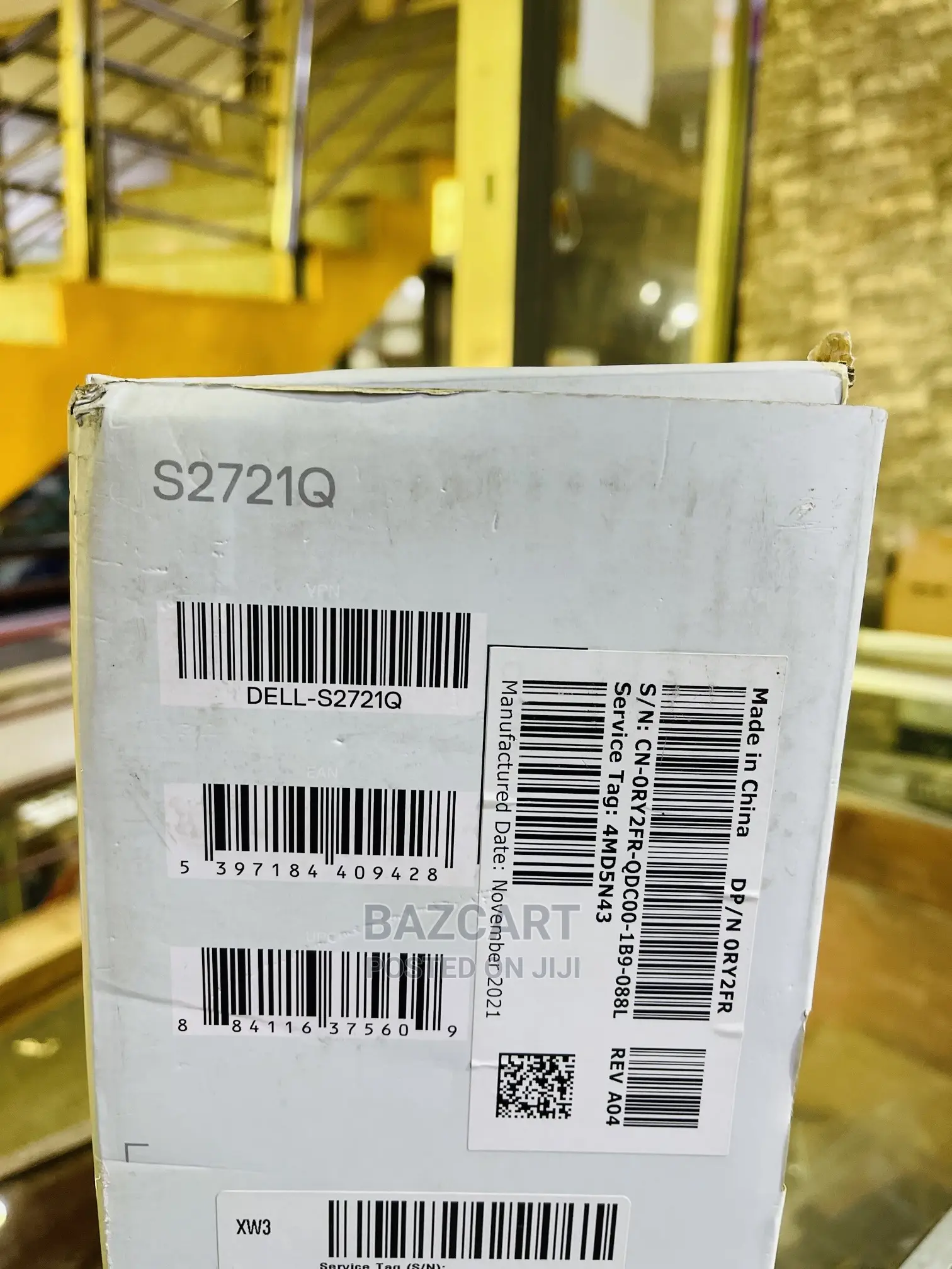 Dell 27 Inch 4K IPS Monitor | S2721Q