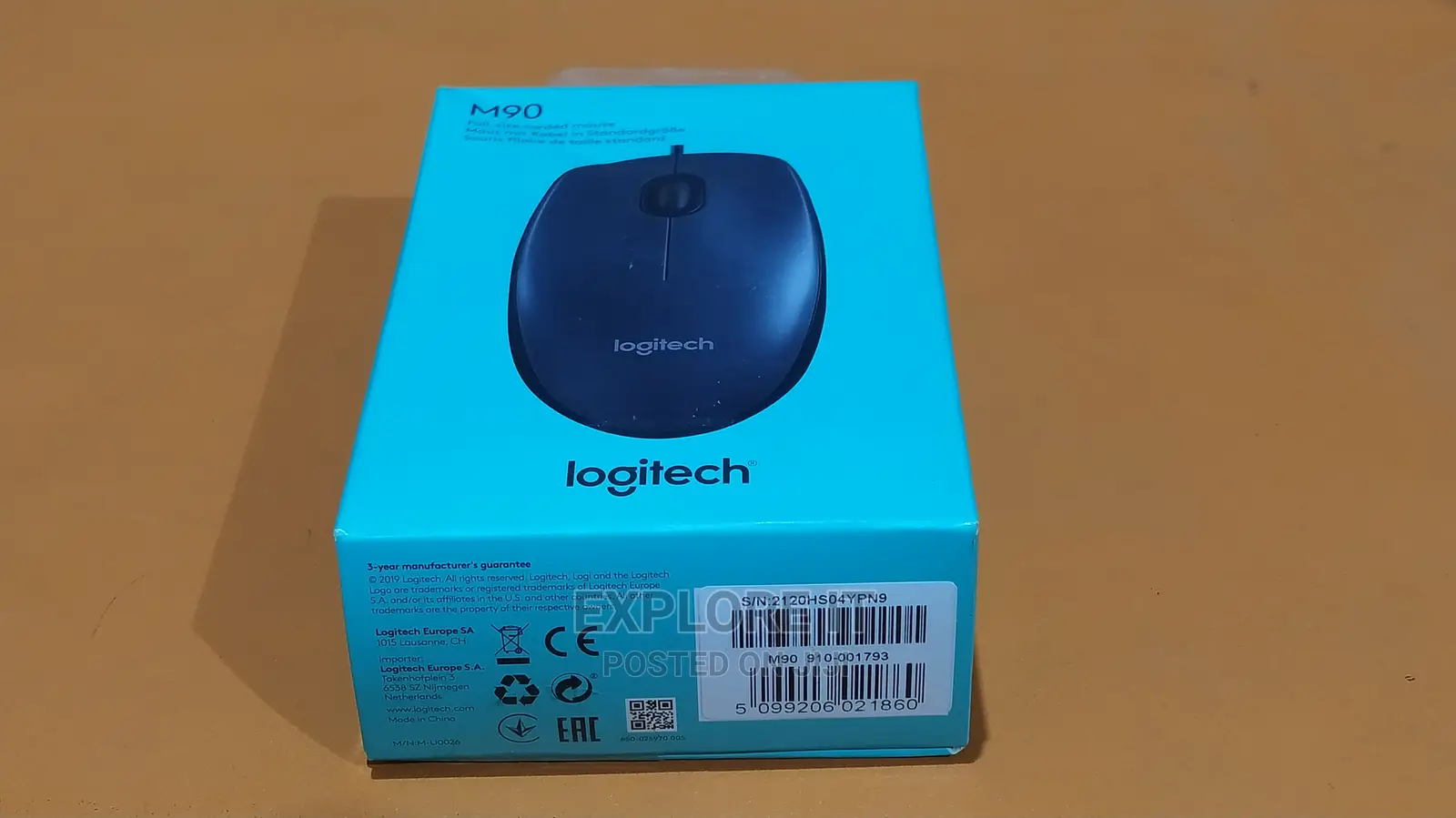 Logitech Wired Mouse - M90