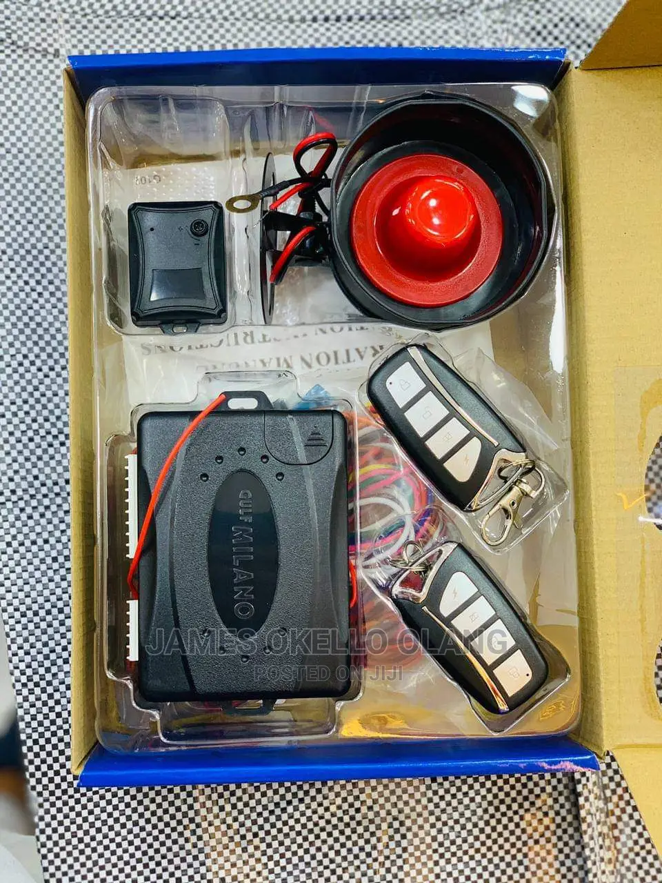 ORIGINAL MILLANO CAR ALARM .Please Its Original Not Copy
