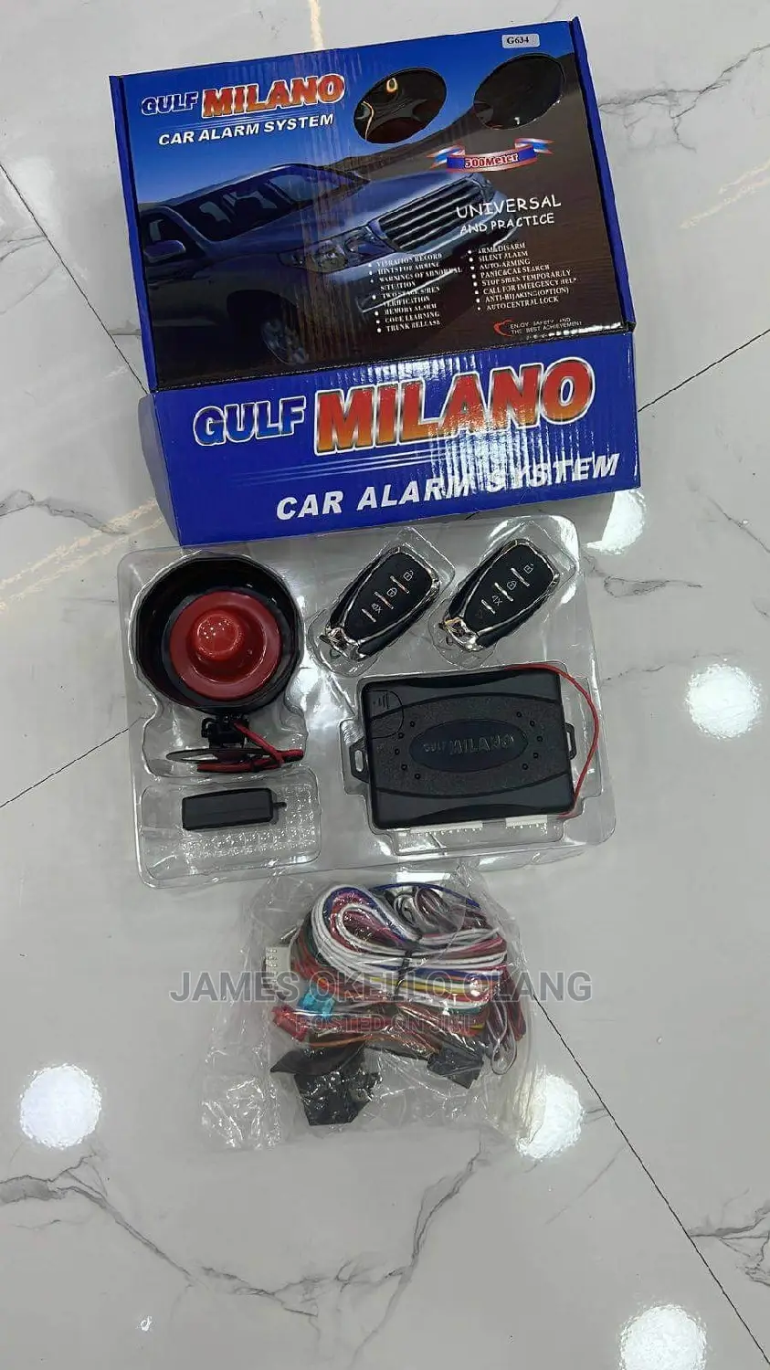 ORIGINAL MILLANO CAR ALARM .Please Its Original Not Copy