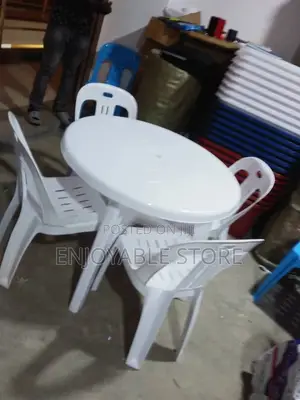 Plastic Set of Table and Chairs