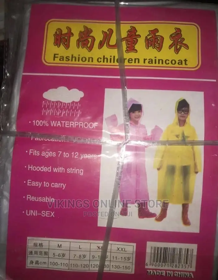Kids Fashion Rain Coat.