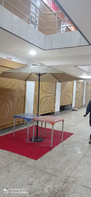 Brand New Set of Restaurant Table and Umbrella