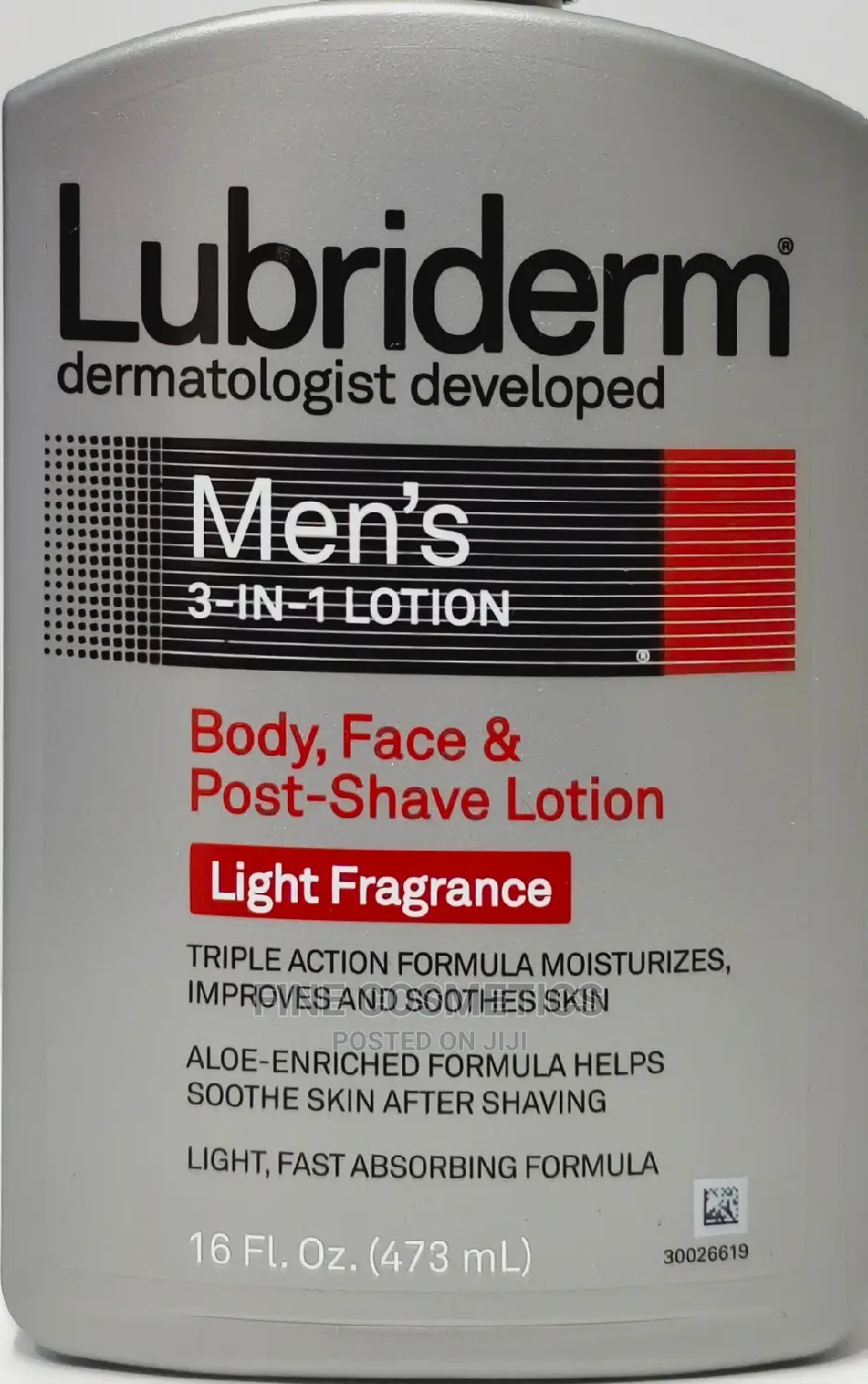Lubriderm 3-in-1 Men's Moisturizing Body Lotion With Aloe