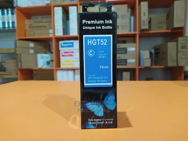HGT52 – Premium Ink Cyan – HH Desjet GT Printer Series