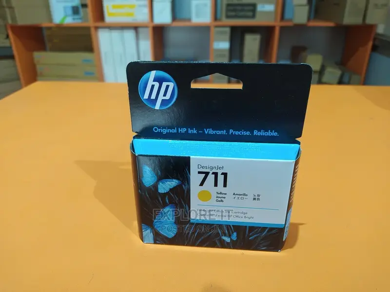 HP Ink Cartridge 711 – Designjet – Yellow