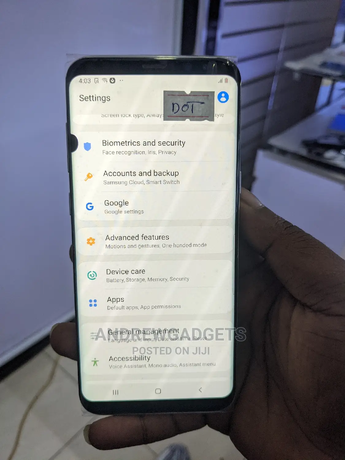 Samsung Galaxy S8 Plus 64 GB Black
