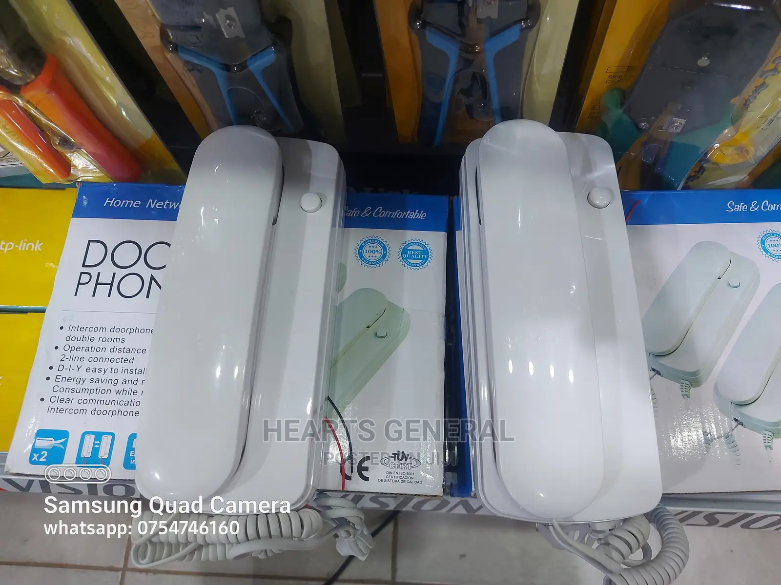 2 Wire Intercom Audio Door Phone