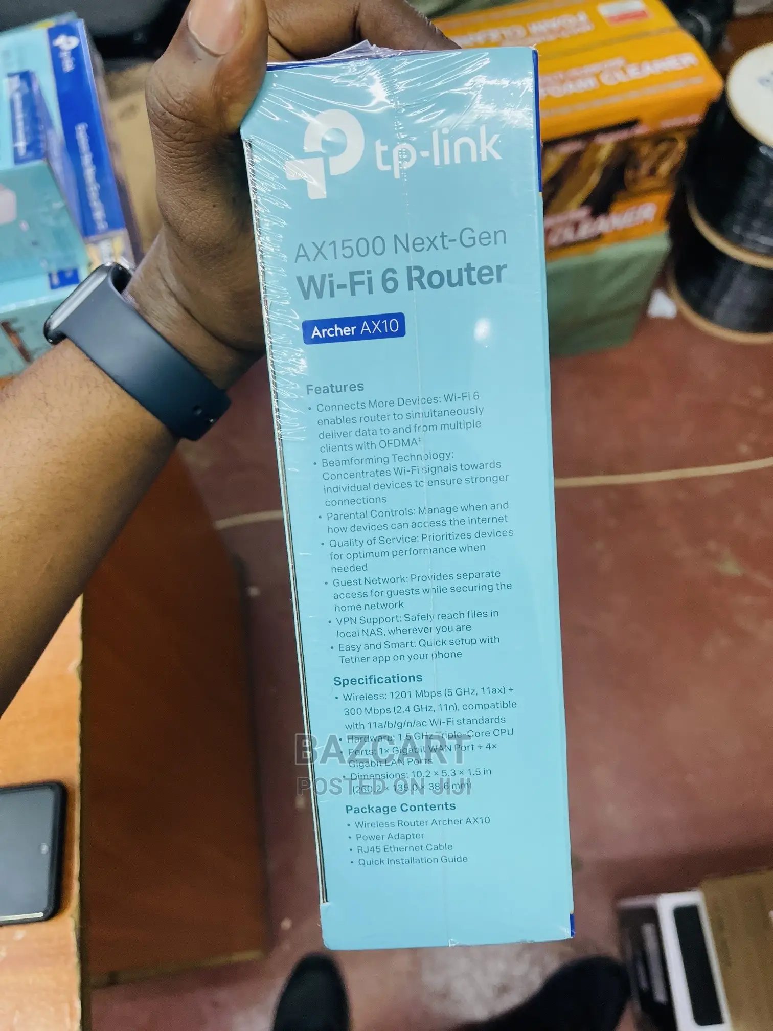 Tp-Link Archer AX10 AX1500 WIFI 6 Router Dual Band 1.5ghz