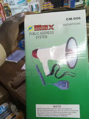 Megaphone Address System.