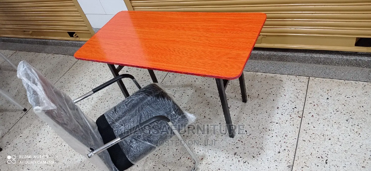 Foldable Wooden Reading Table and Chair