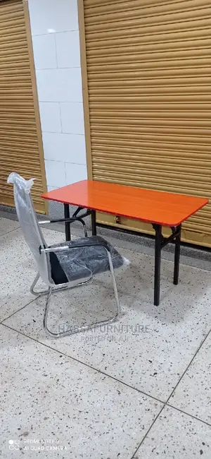 Foldable Wooden Reading Table and Chair