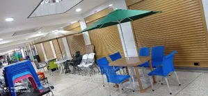 4seaters Bar And Restaurant Set With Umbrella