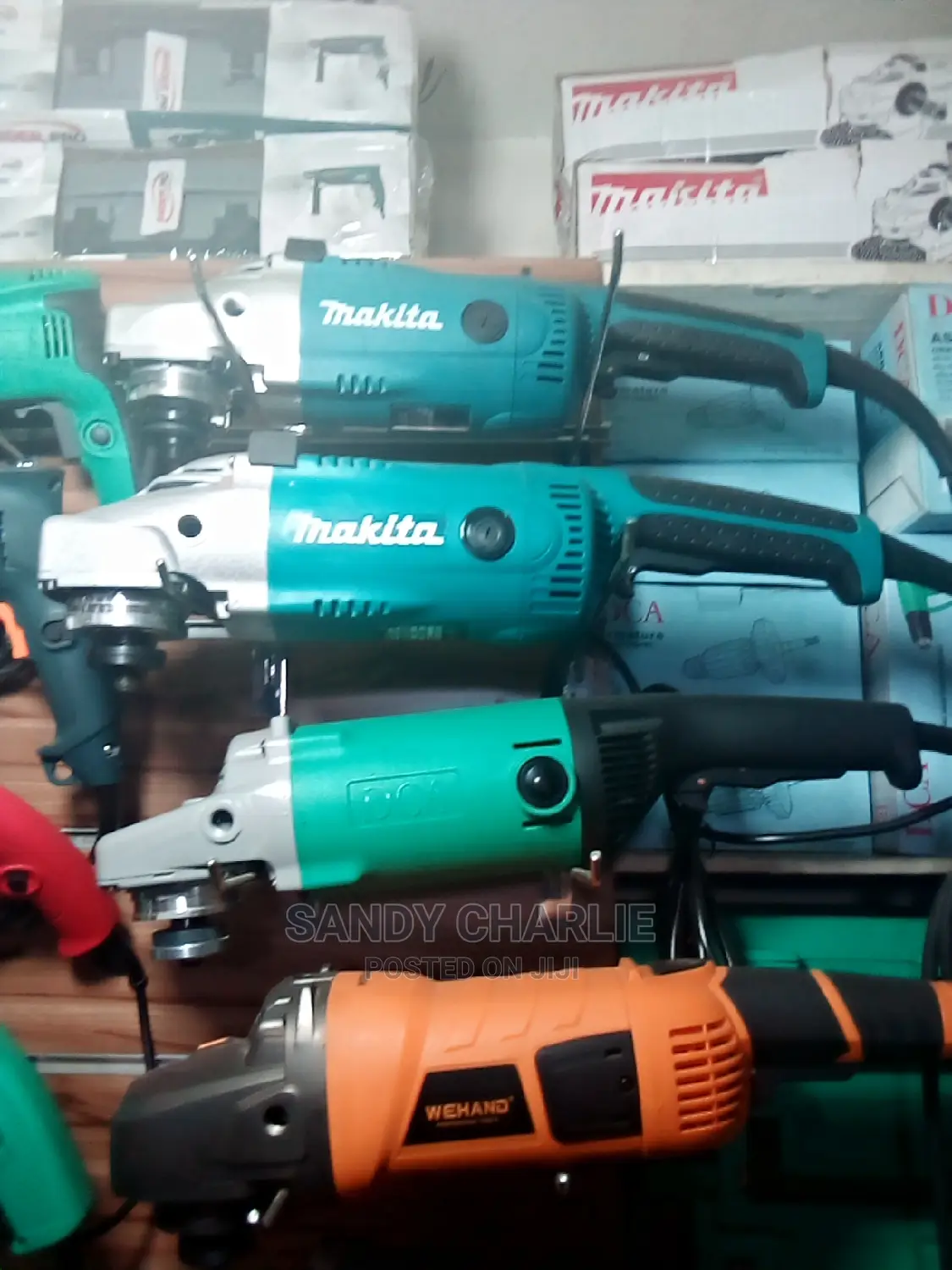 DCA and Makita Grinder Machine