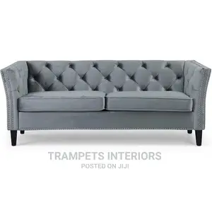 Two Seater Chesterfield Box Sofa