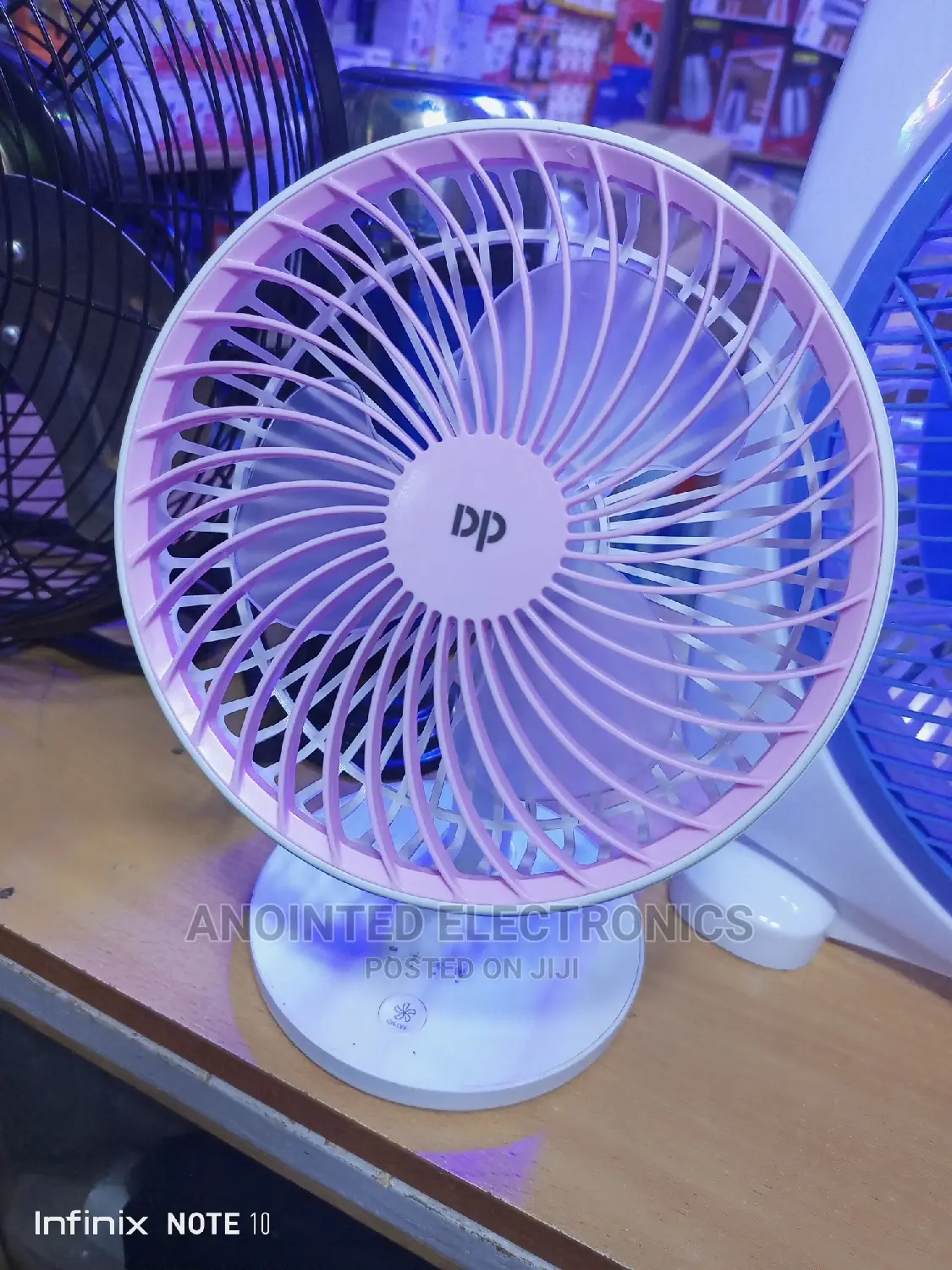 Dp Rechargeable Table Fan