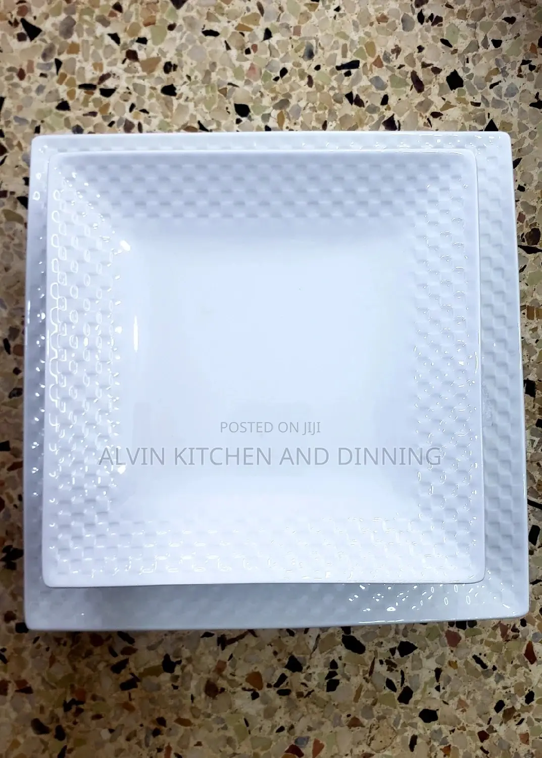 Square Dinnerware Set – 24-Piece
