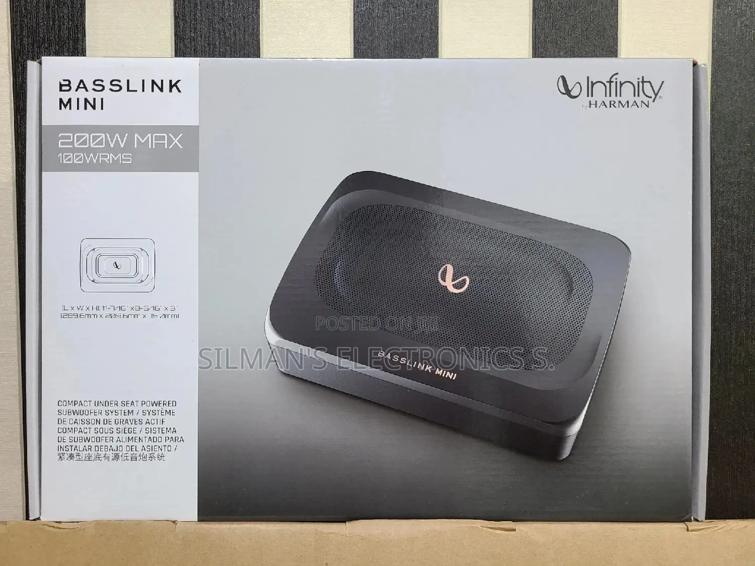 Infinity Bass Link Mini Car Subwoofer