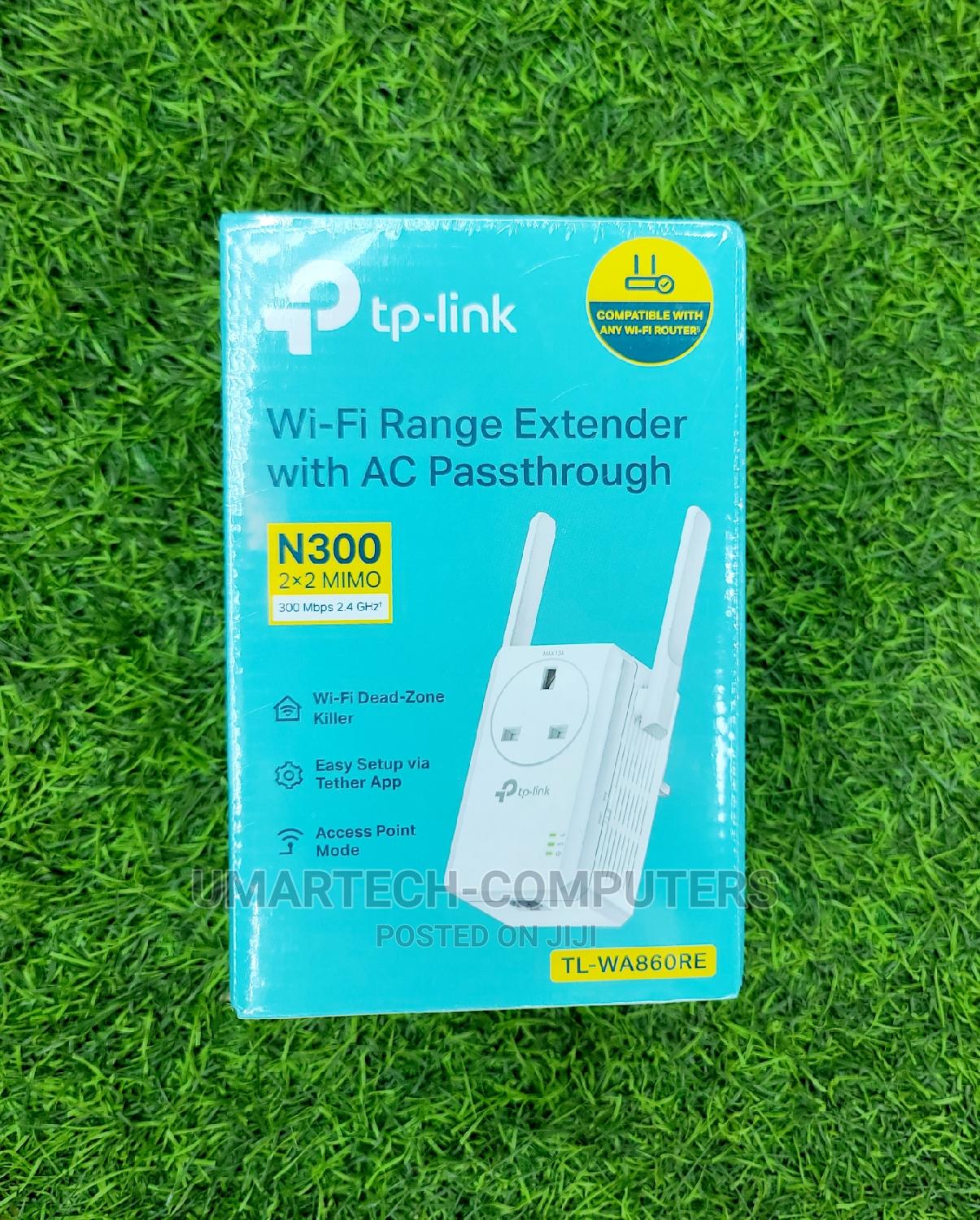 Tp-Link N300 Wi-Fi Range Extender With Pass-Through Outlet in Central ...