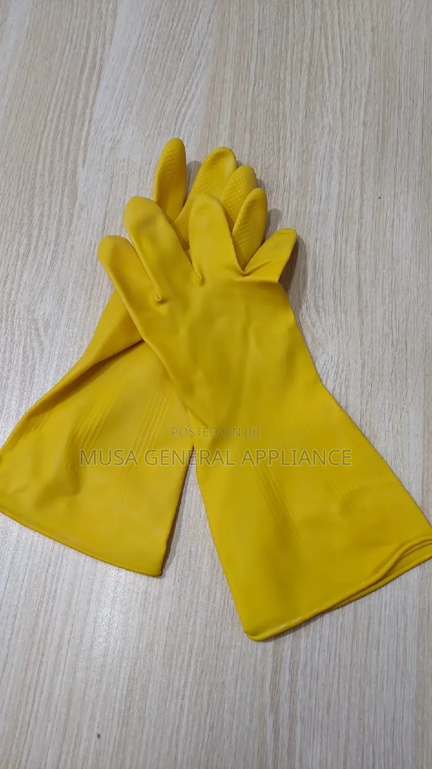 Yellow Gloves (Pvc ,Kitchen Gloves