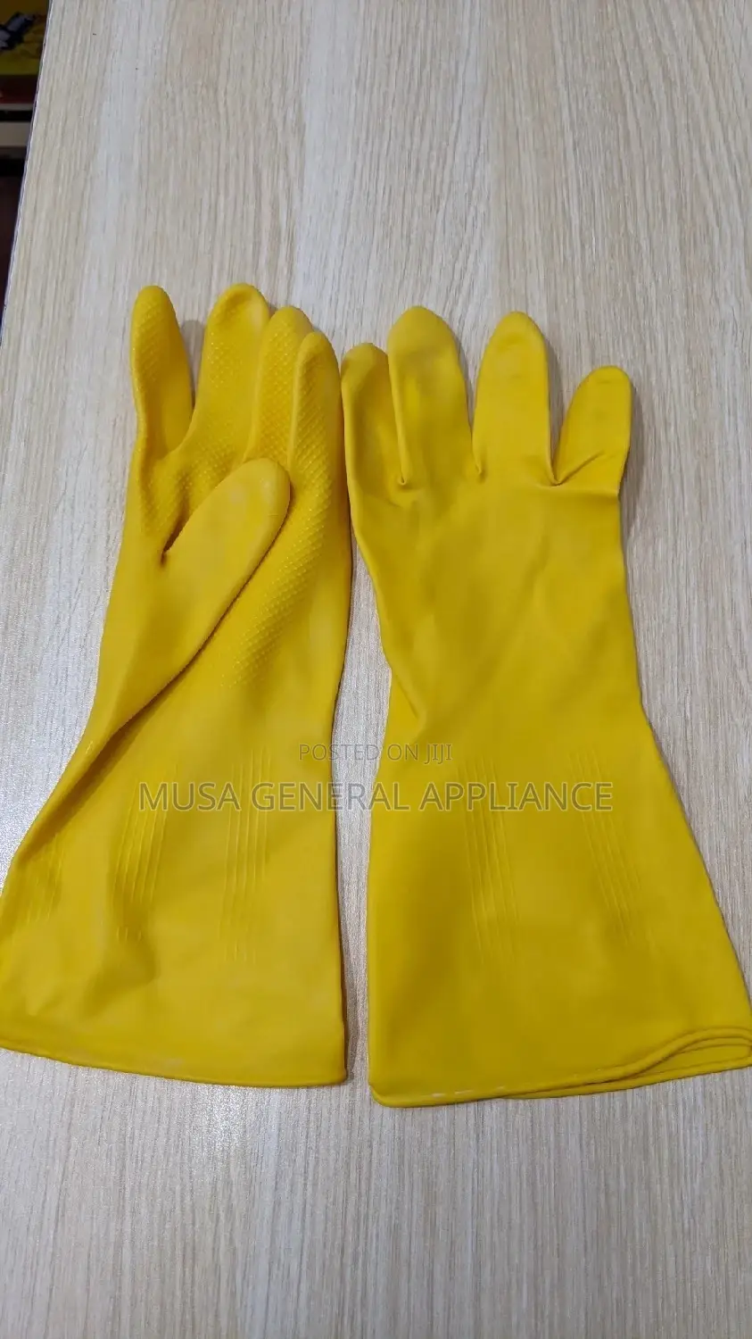 Yellow Gloves (Pvc ,Kitchen Gloves