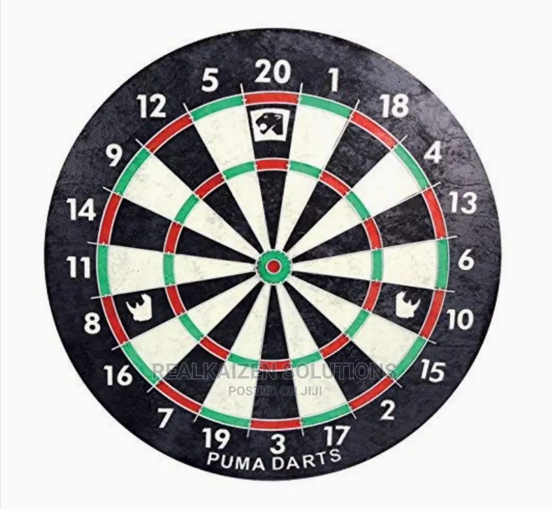 Original PUMA Rhino Full Size Bristle Dartboard
