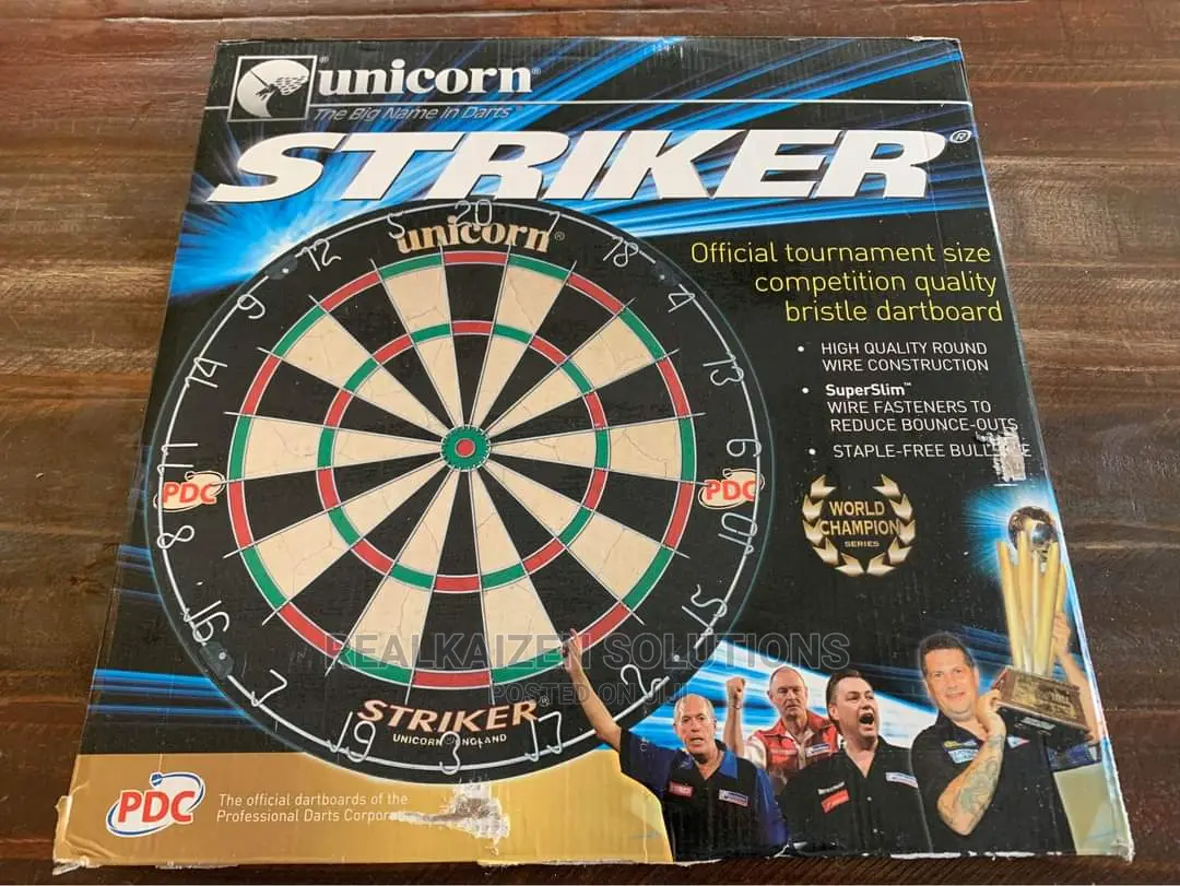 Original UNICORN Striker Tournament Wire Bristle Dartboard