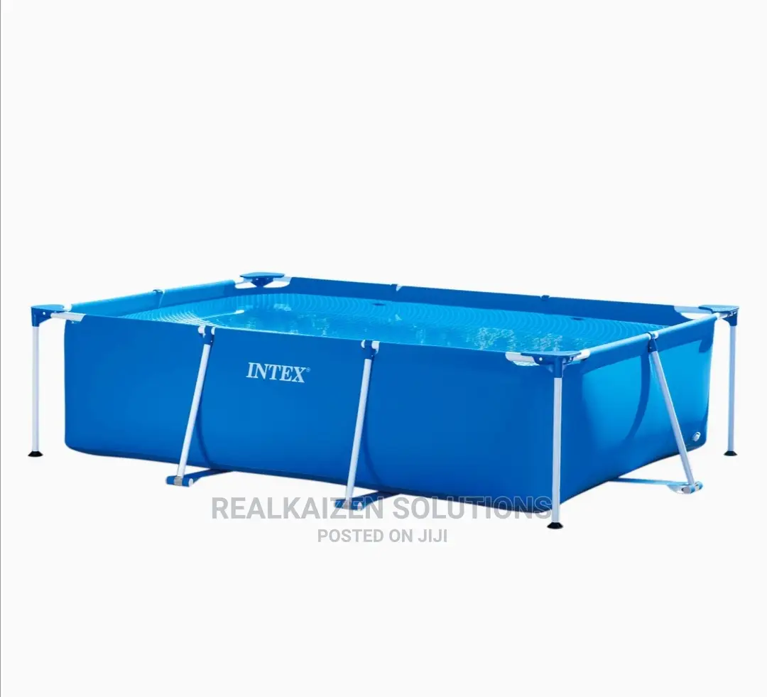 Intex Rectangular Steel Frame Swimming Pool 4.5mx2.2m