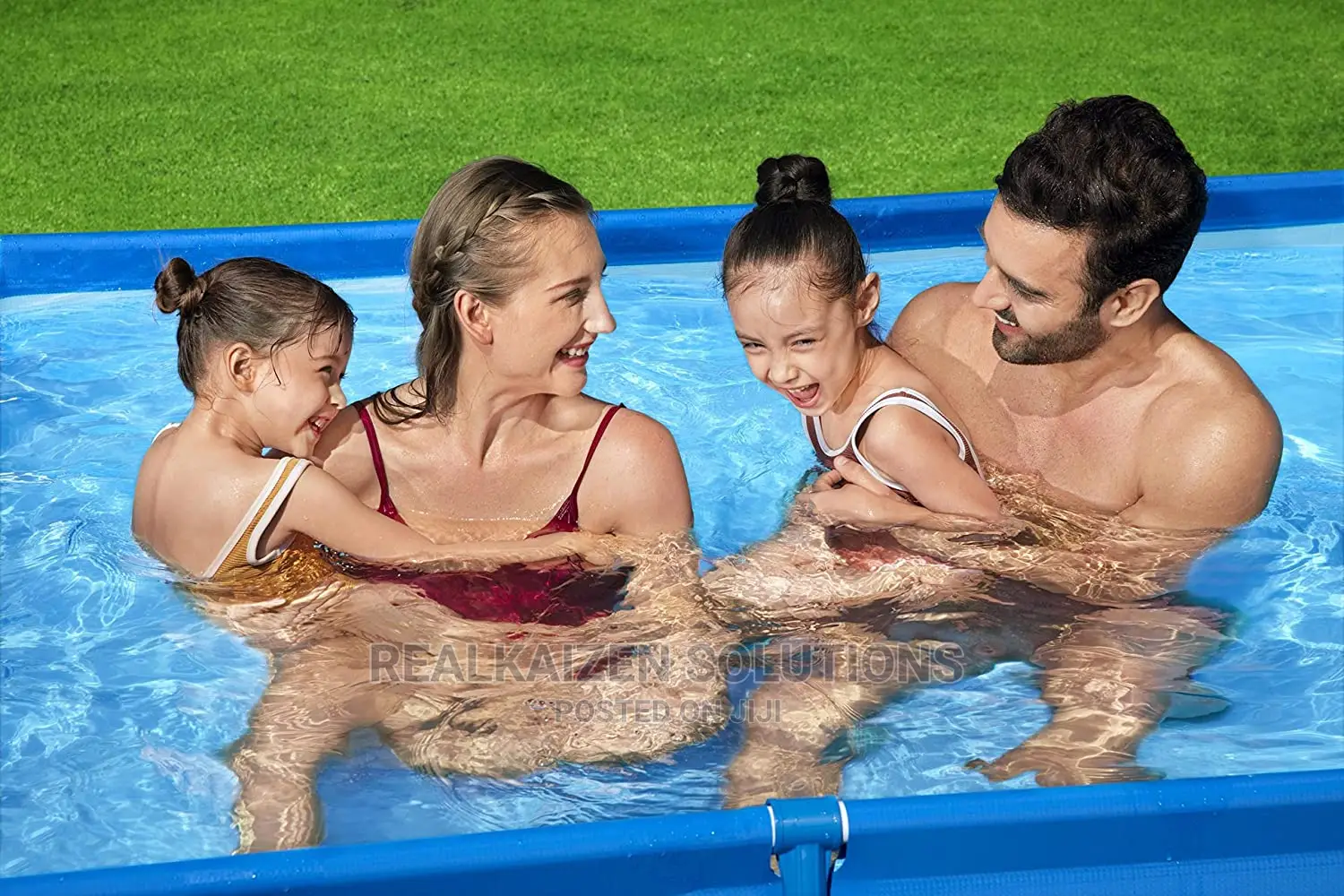 BESTWAY Steel Pro Rectangular Swimming Pool 2.59mx1.7m