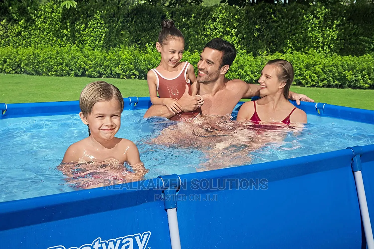 BESTWAY Steel Pro Rectangular Swimming Pool 2.59mx1.7m