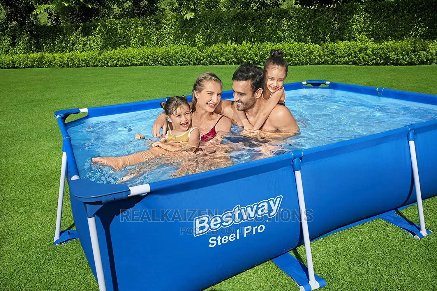 BESTWAY Steel Pro Rectangular Swimming Pool 2.59mx1.7m
