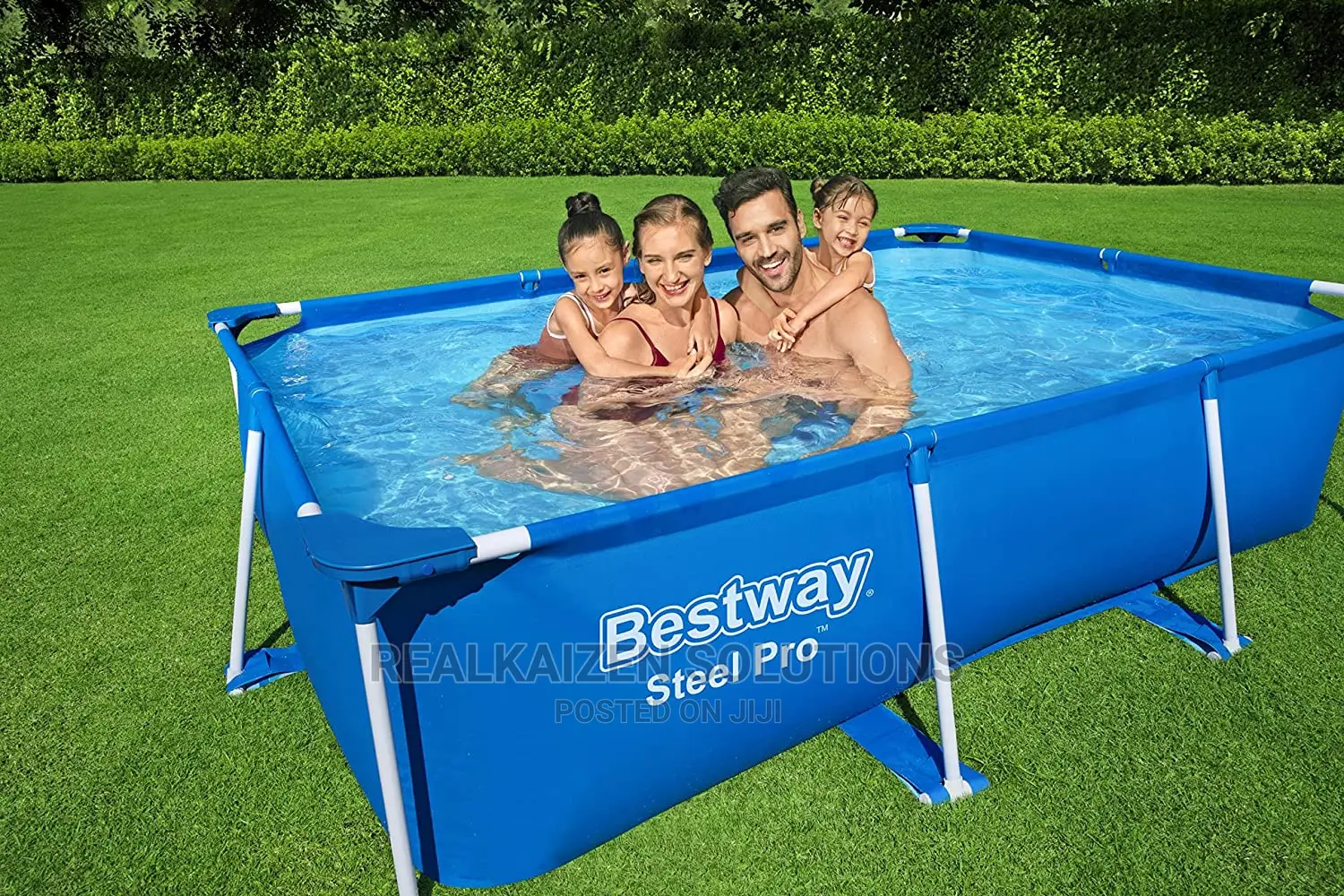 BESTWAY Steel Pro Rectangular Swimming Pool 2.59mx1.7m