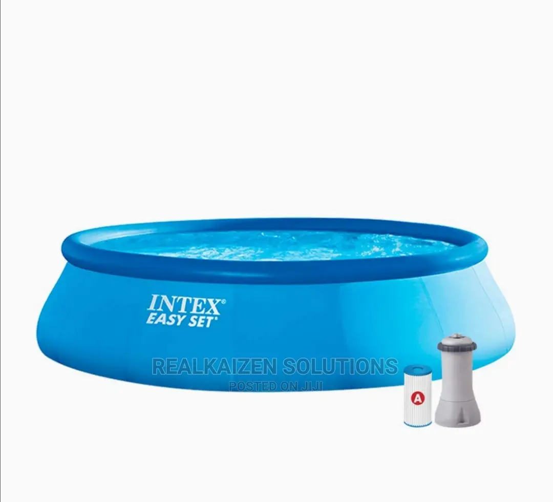 INTEX Easy Set With Filter Pump Swimming Pool 4. 57mx1.07m
