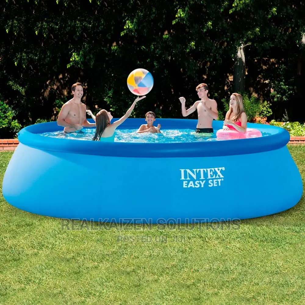 INTEX Easy Set With Filter Pump Swimming Pool 4. 57mx1.07m