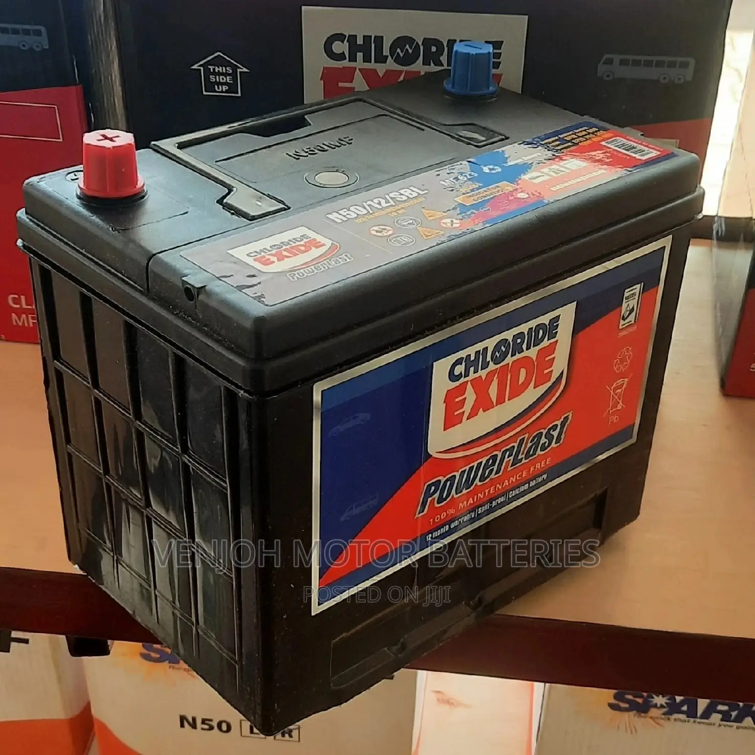 N50 Maintenence Free Chloride Exide Car Battery