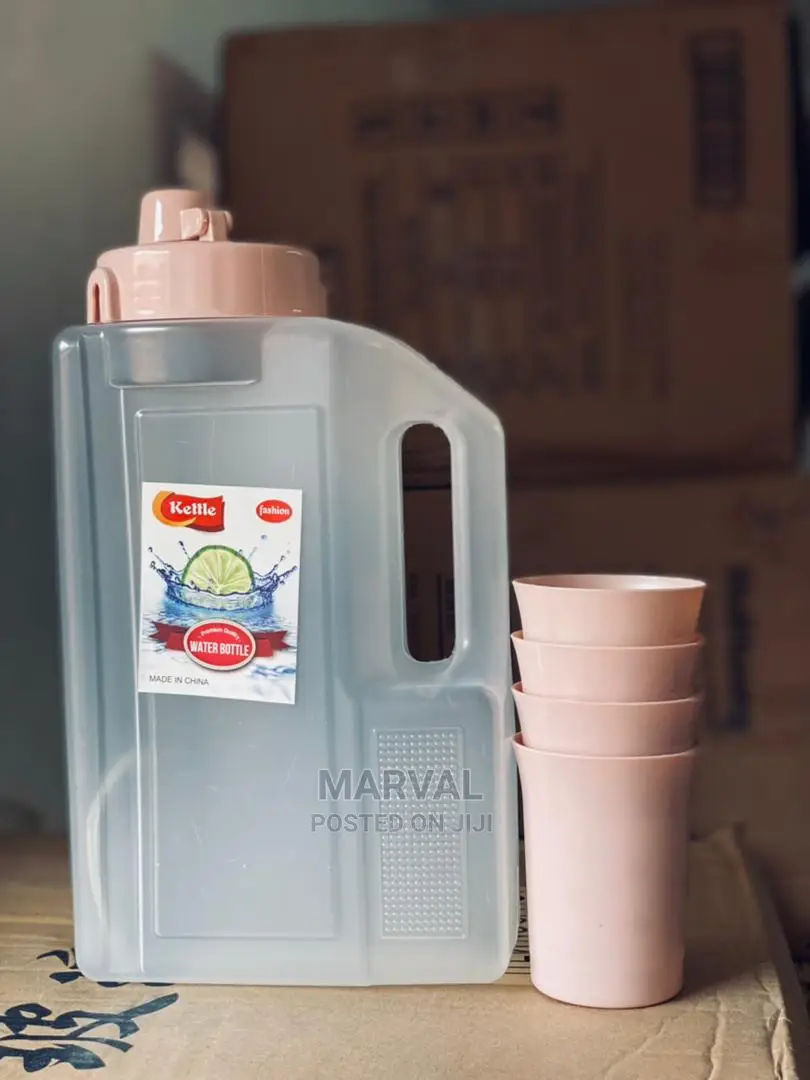 Fridge Bottle With Glasses