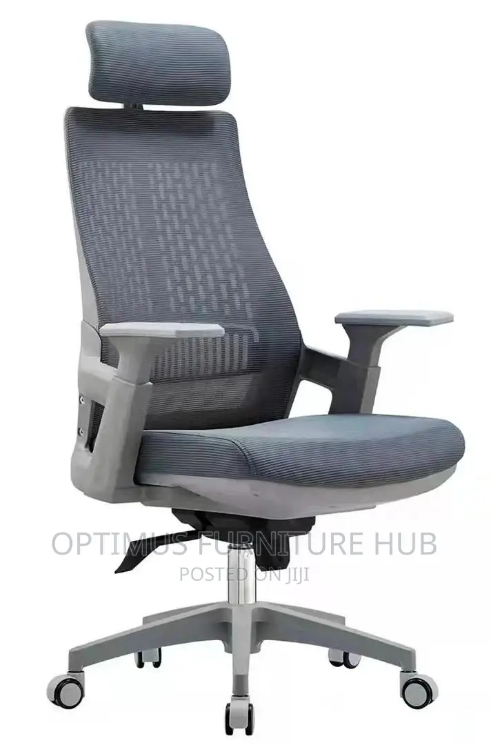 Grey Cushioned Executive Chair