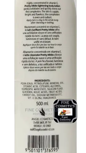 Pretty White Lightening and Uniforming Body Lotion Big 500ml