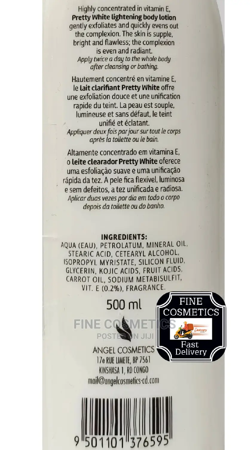 Pretty White Lightening and Uniforming Body Lotion Big 500ml
