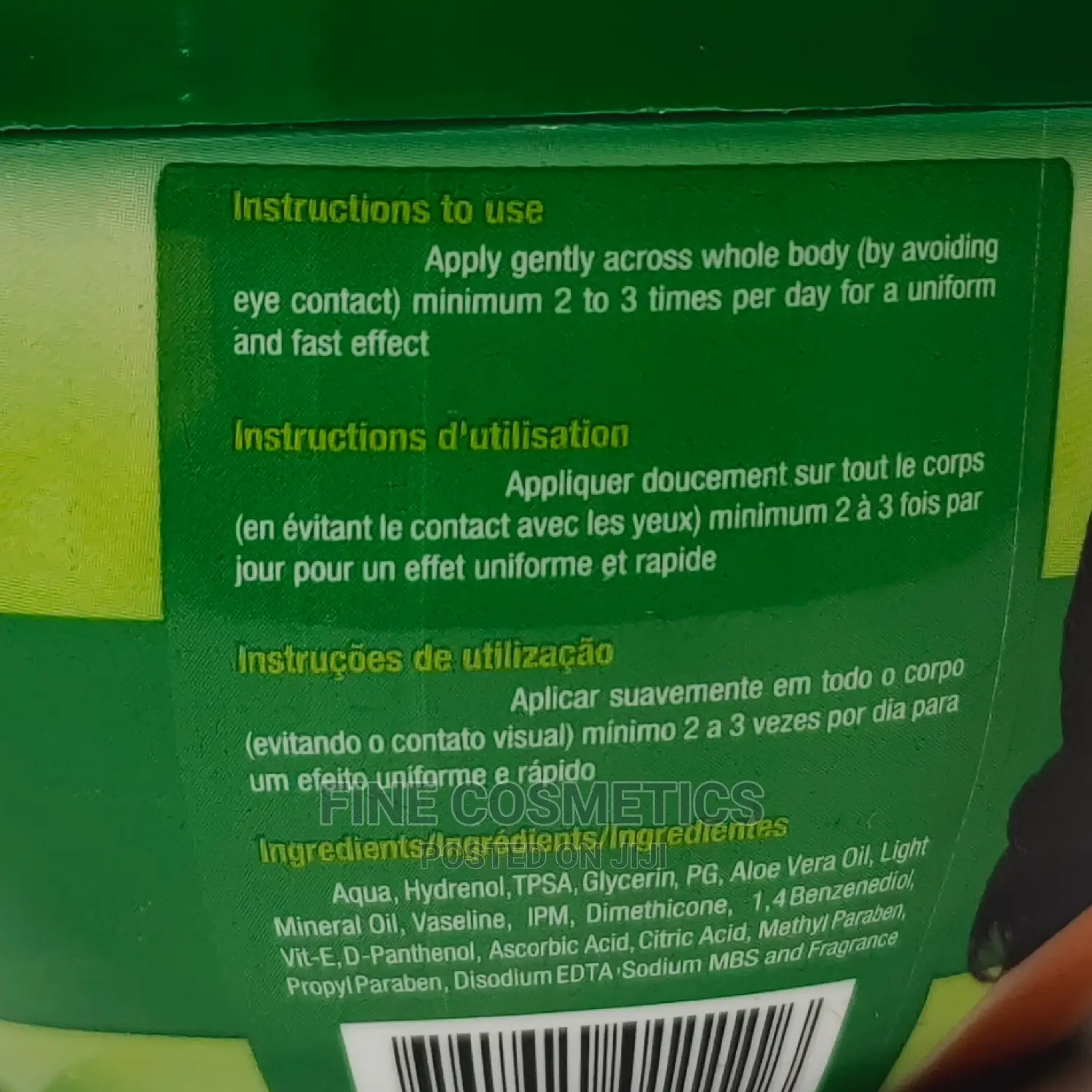 Bio Plus Aloevera Skin Treatment Cream 350ml
