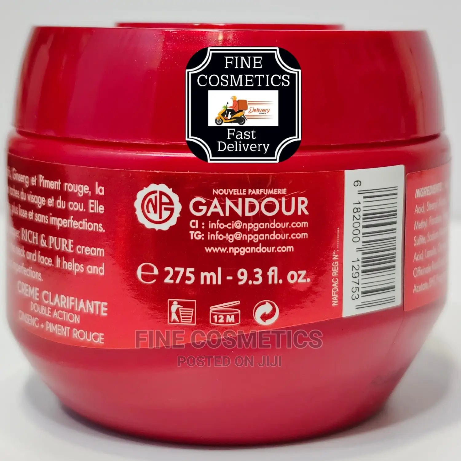 Rich and Pure Cream With Ginseng and Red Pepper 275ml