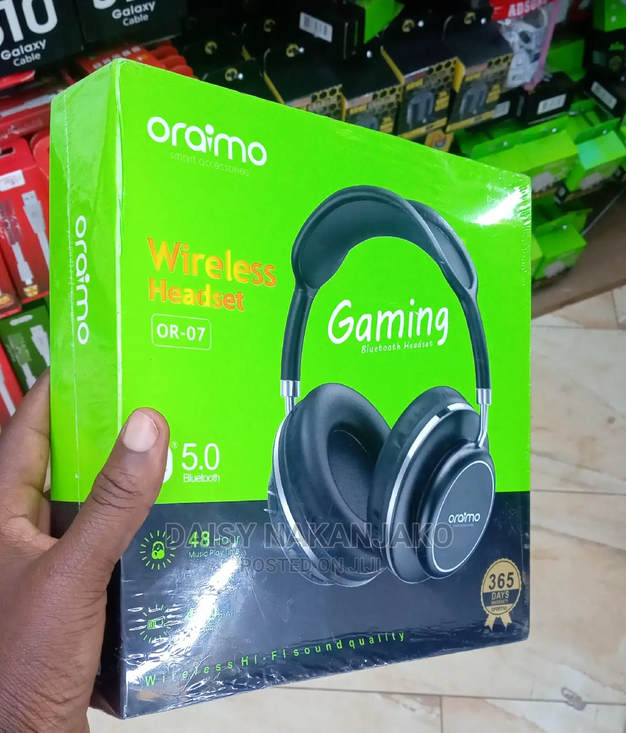 Oraimo Headphones Are Black