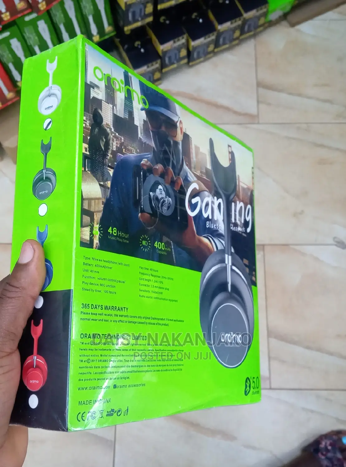 Oraimo Headphones Are Black