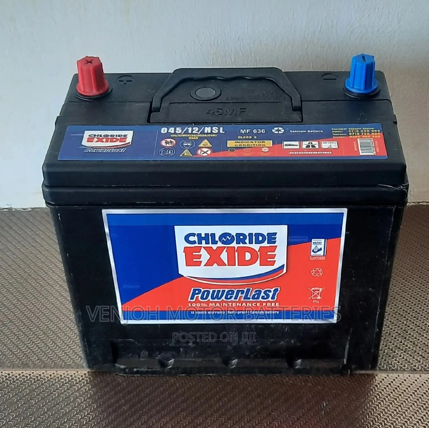 045/Ns60 Maintenence Free Car Battery